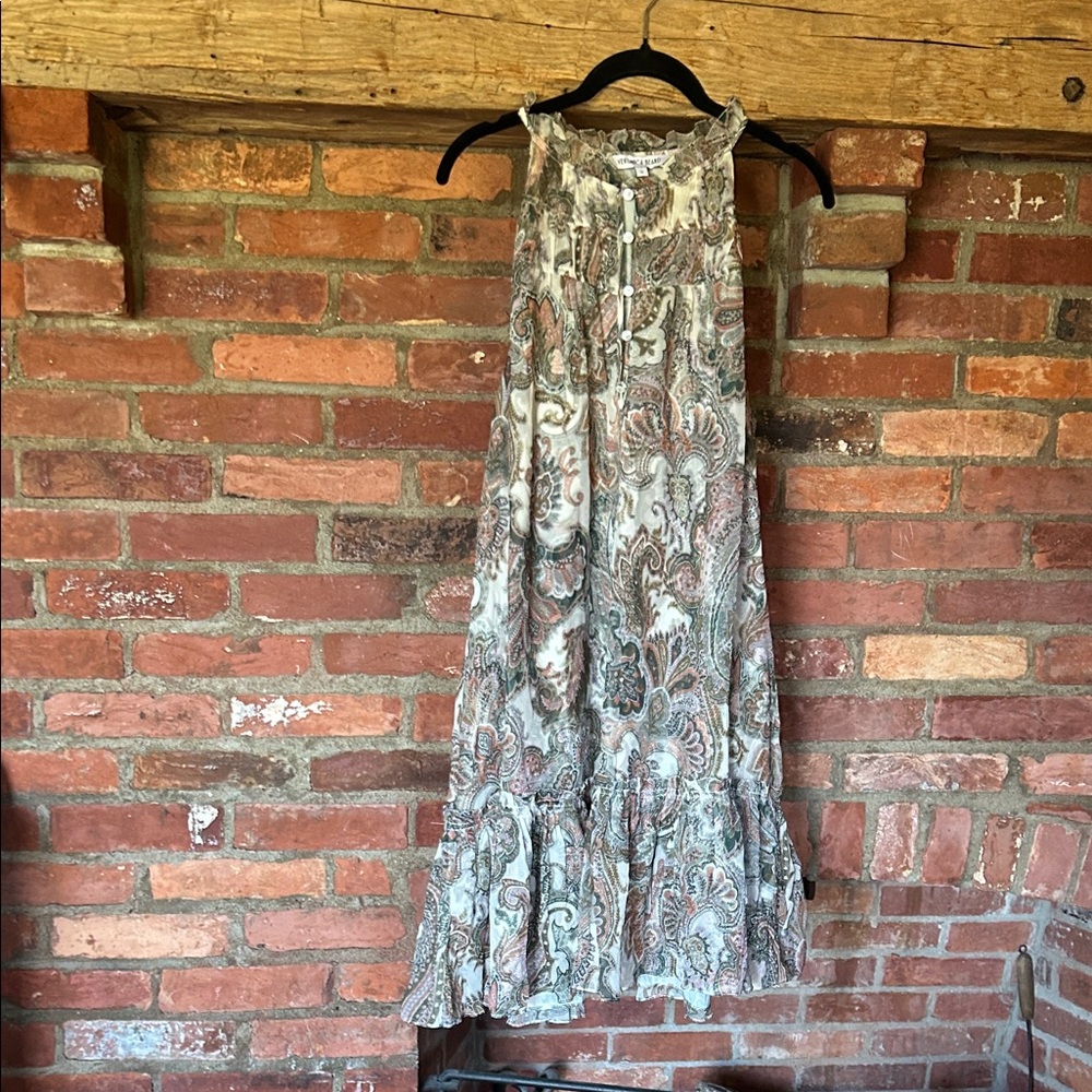 Veronica Beard silk chiffon paisley print dress